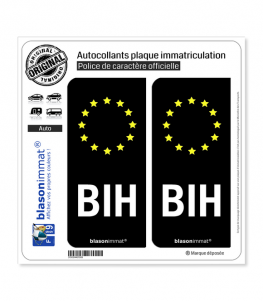 Autocollant de plaque d'immatriculation belge | Réfléchissant