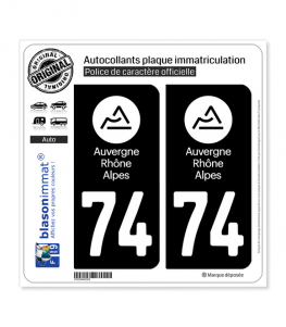 74 Auvergne-Rhône-Alpes - LogoType