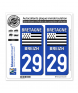 29 Bretagne - LogoType | Autocollant plaque immatriculation