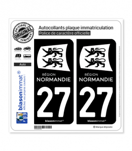 Audi - Black  Autocollant plaque immatriculation