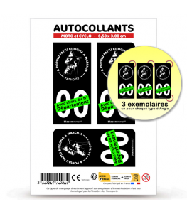 Ribellu Corse - Patriottu | Autocollant plaque immatriculation